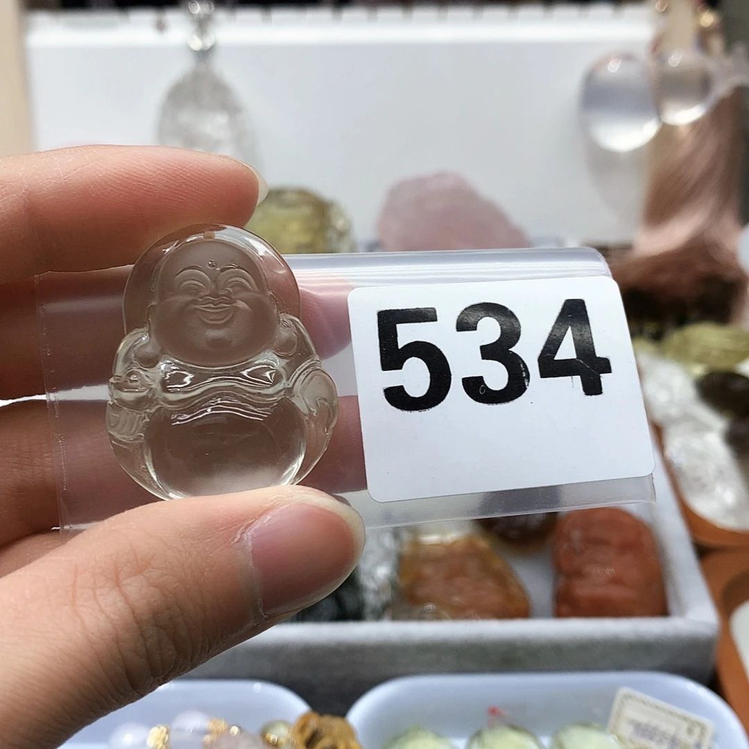 水晶颈饰未镶嵌吊坠