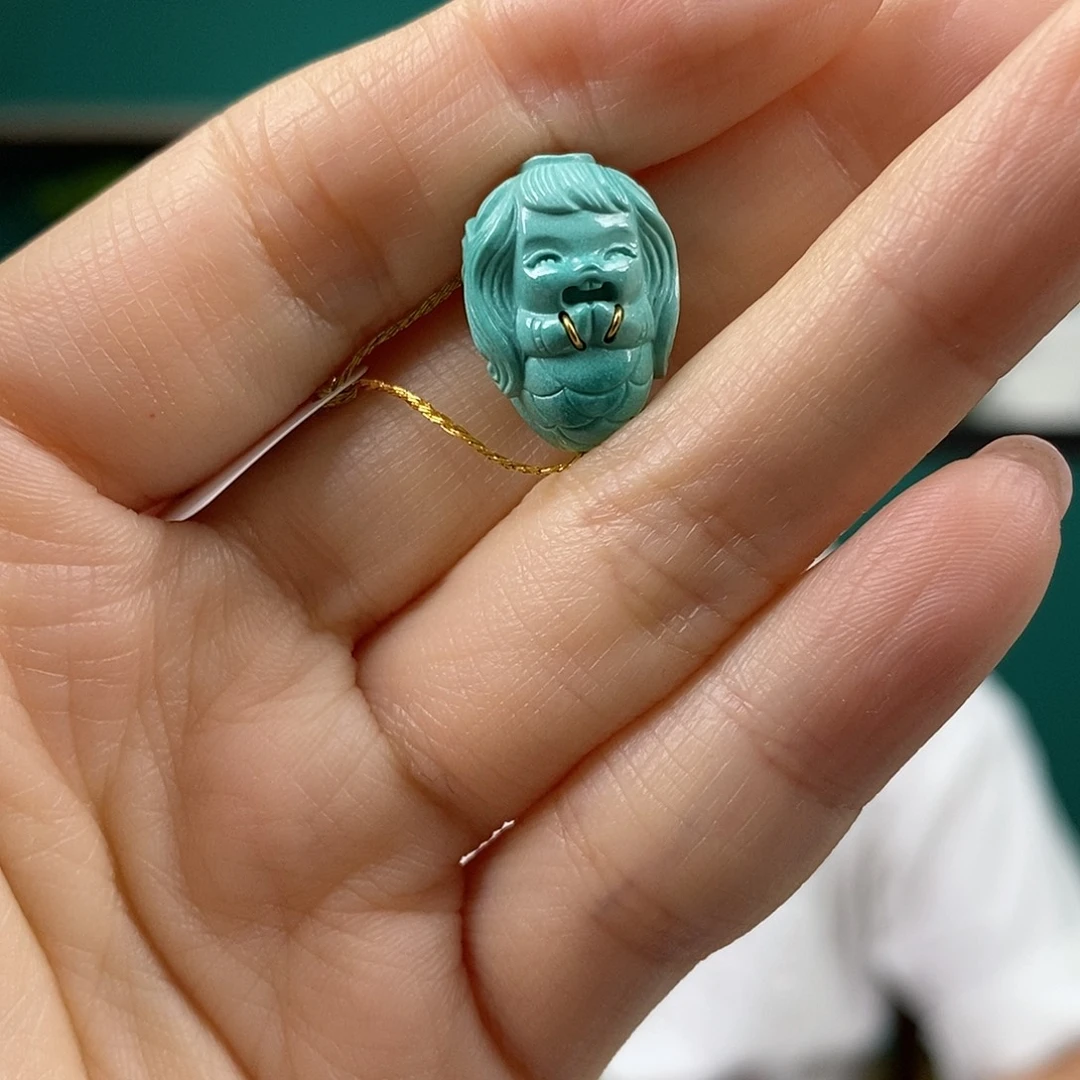 未镶嵌绿松石珠宝奇石