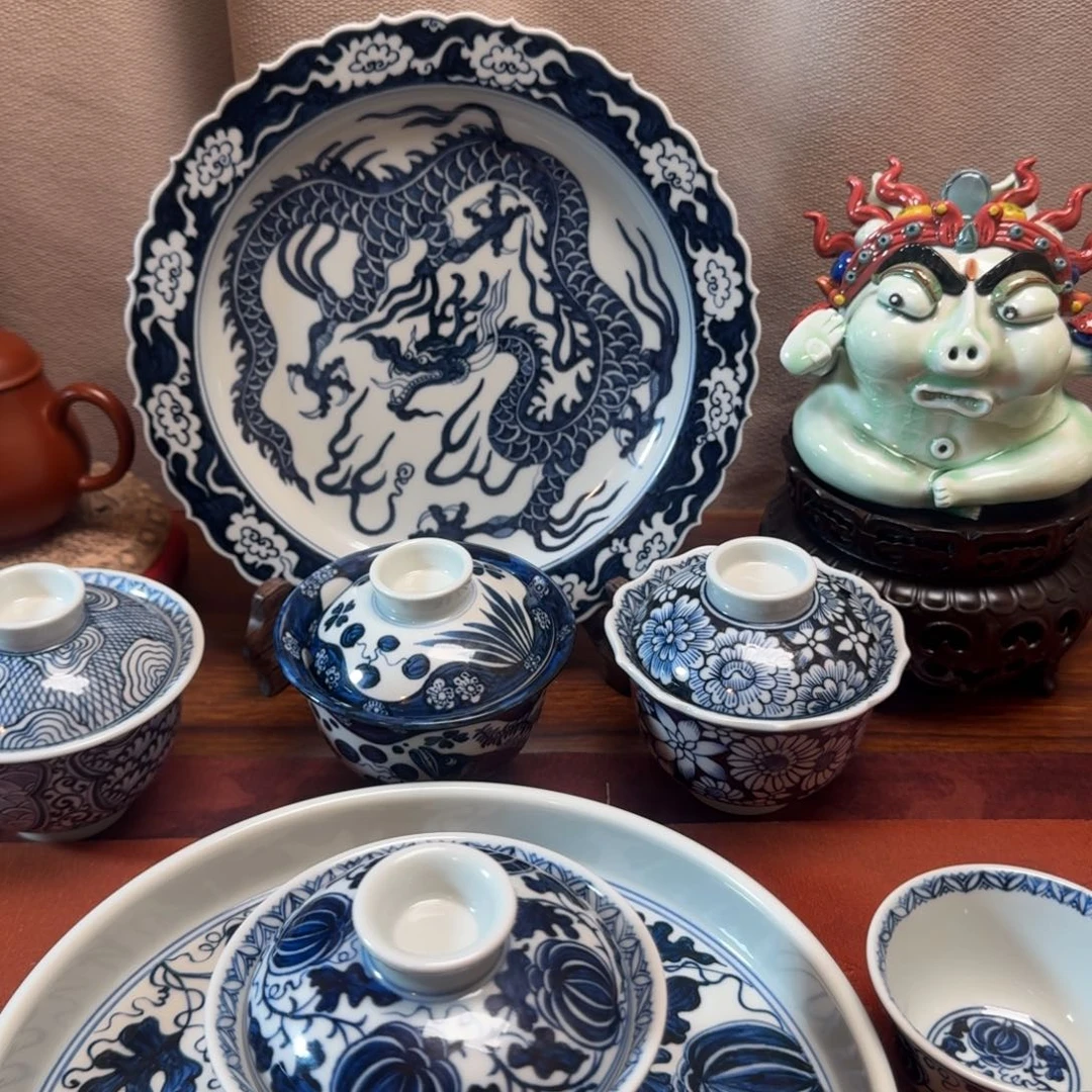 摆件陶手工手绘景德镇陶瓷