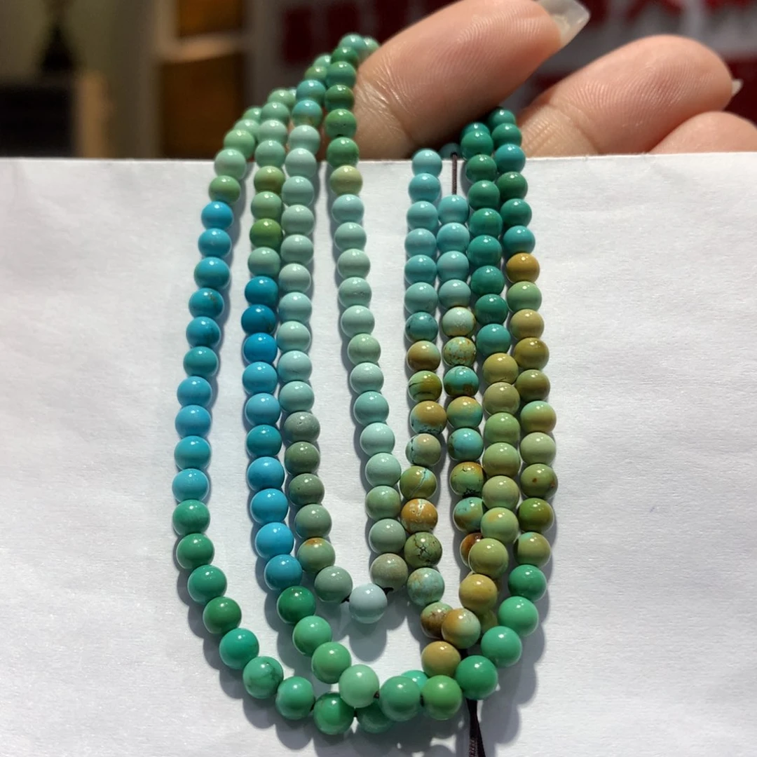 未镶嵌绿松石长链