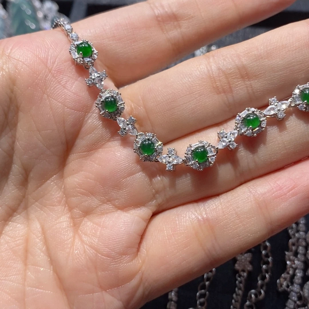 颈饰未镶嵌翡翠翡翠