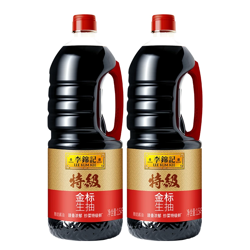 李锦记特级金标生抽1.54Kg×2桶炒菜提鲜白灼蘸料凉拌调味