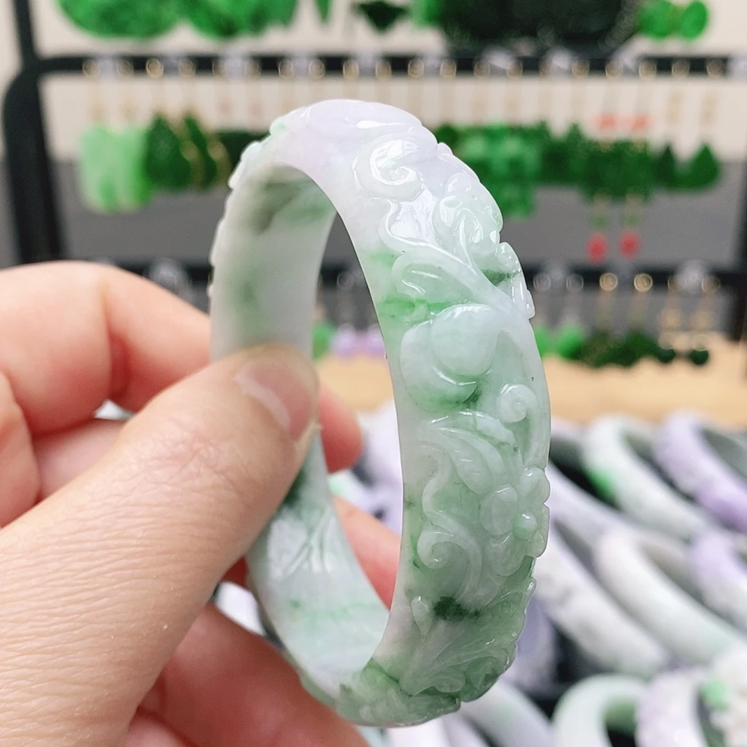 翡翠未镶嵌耳饰挂件