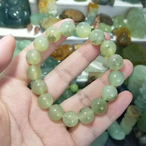 岫玉未镶嵌岫玉手串