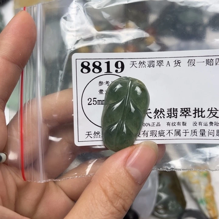 翡翠未镶嵌吊坠(不含链)8819
