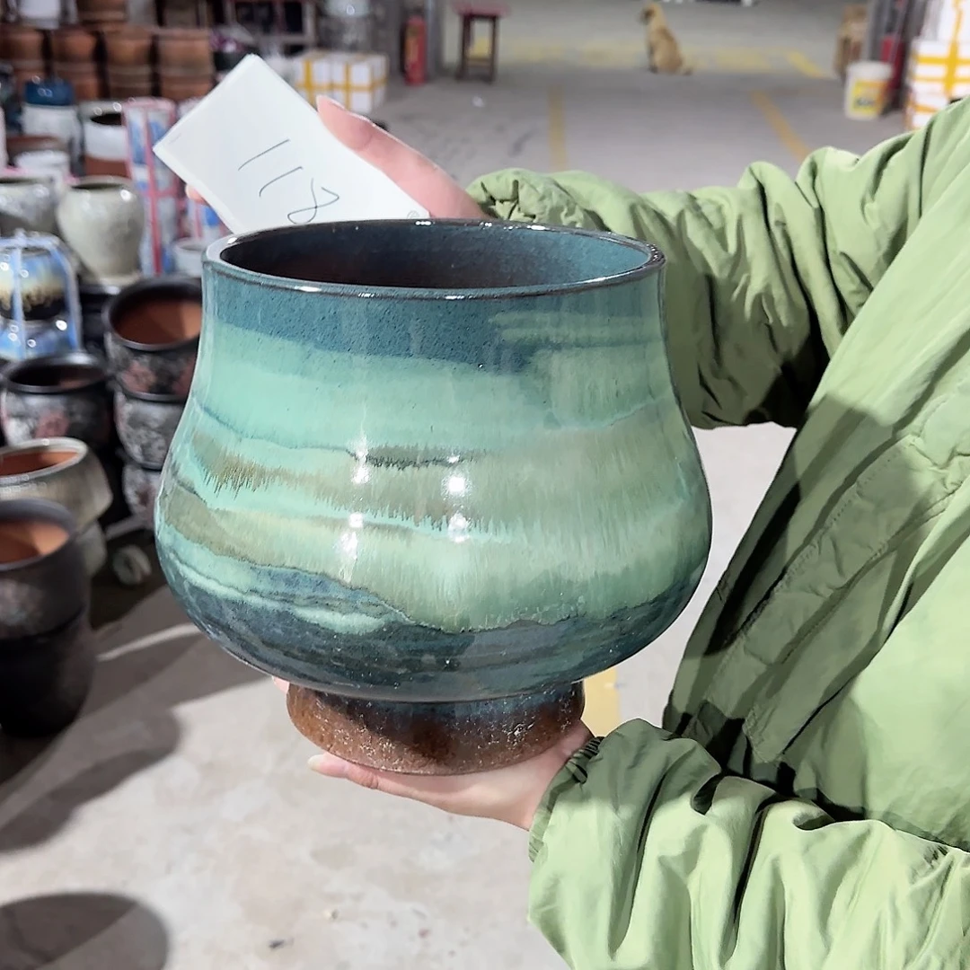 紫砂花盆志军园艺1119-118