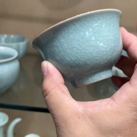 瓷片陶瓷茶具汝瓷茶具