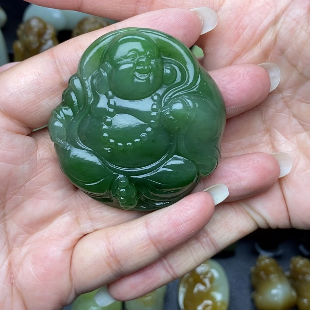 和田玉（碧玉）未镶嵌挂件