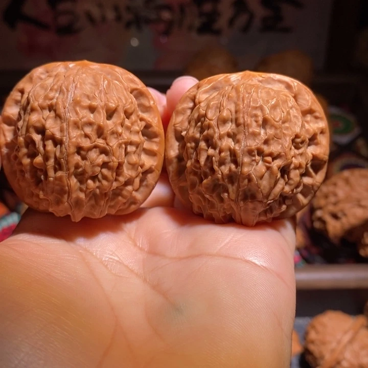 吊坠文玩核桃41.5金麒麟