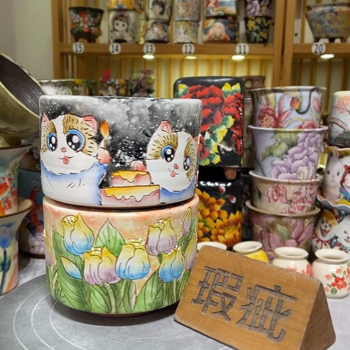 景德镇艺术手绘作品