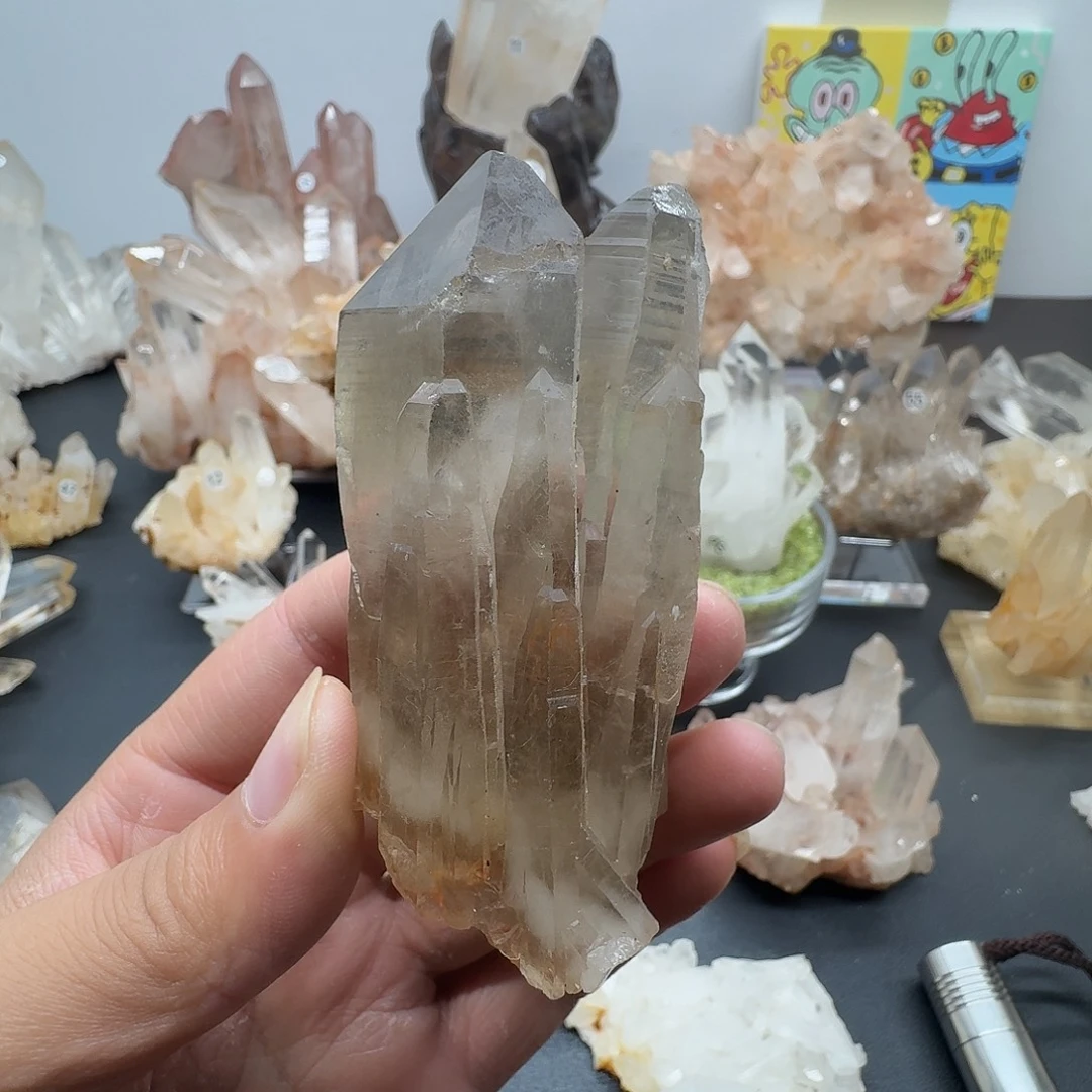 银S925镶嵌珠宝半成品水晶40