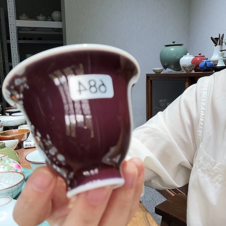 紫红小花杯容量60毫升