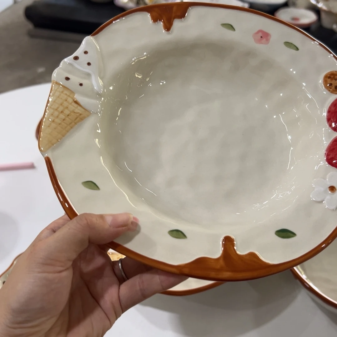 瓷高温陶瓷釉下彩微瑕！