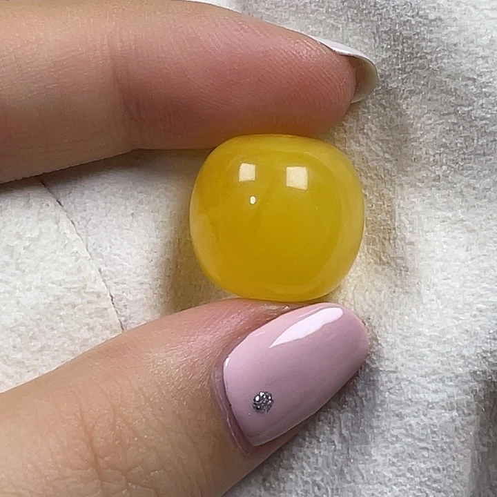 琥珀未镶嵌珠宝奇石橘子焦皮16. 15