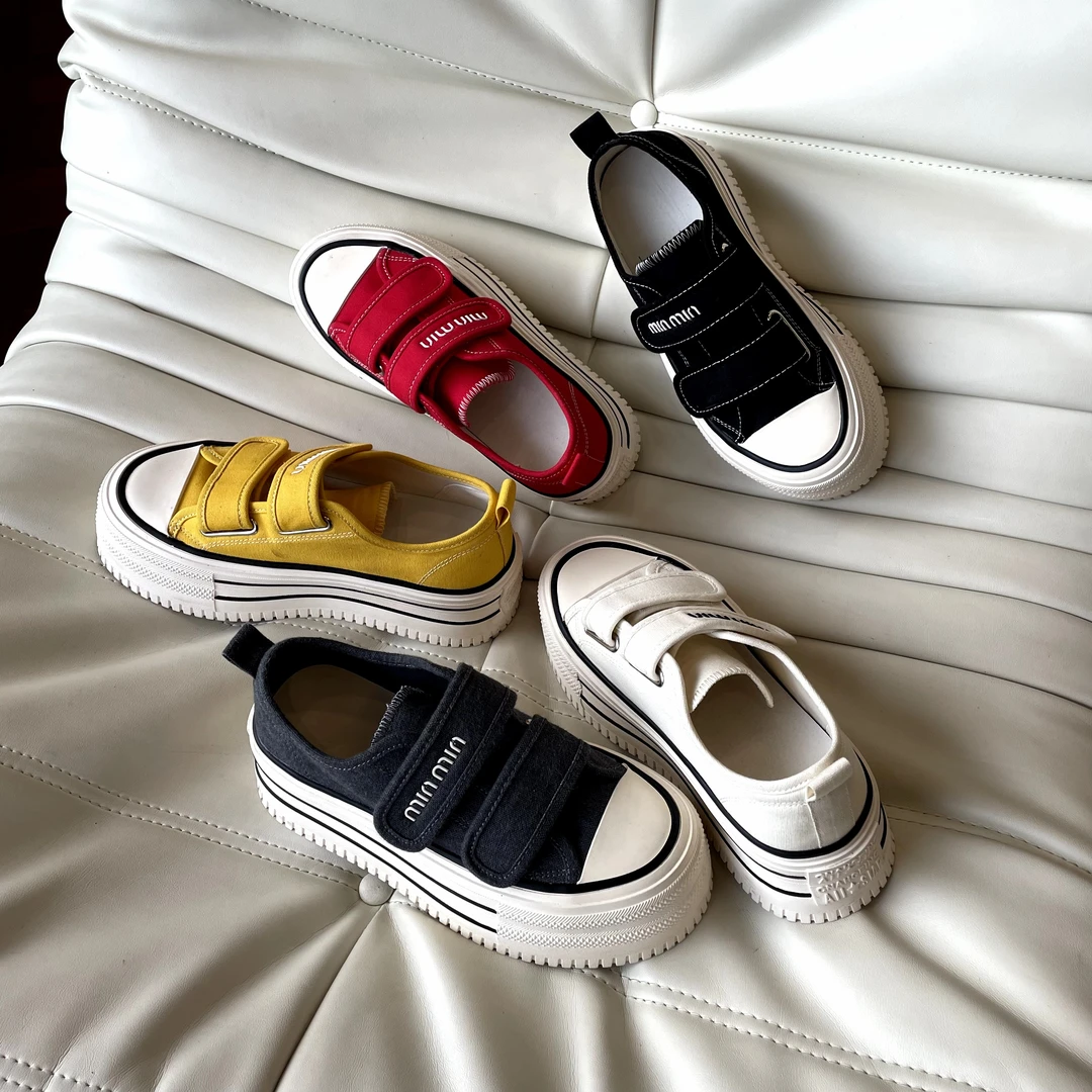 小小苏-双条框家丨 舒适百搭休闲魔术贴休闲鞋;ECX55168