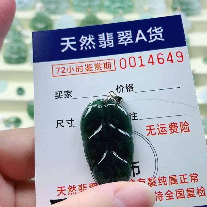 颈饰未镶嵌翡翠吊