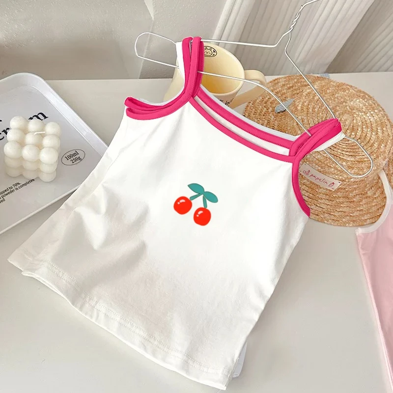 女童背心夏季薄款纯棉儿童吊带女打底内穿无袖上衣宝宝外穿吊带衫