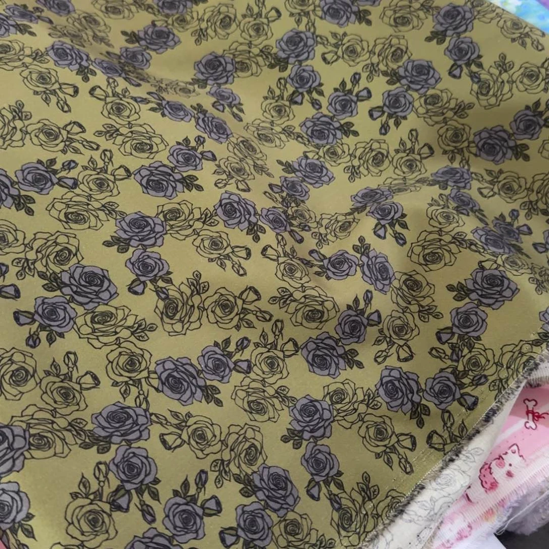 棉纯棉60支加密贡缎1米价X1.1米宽D