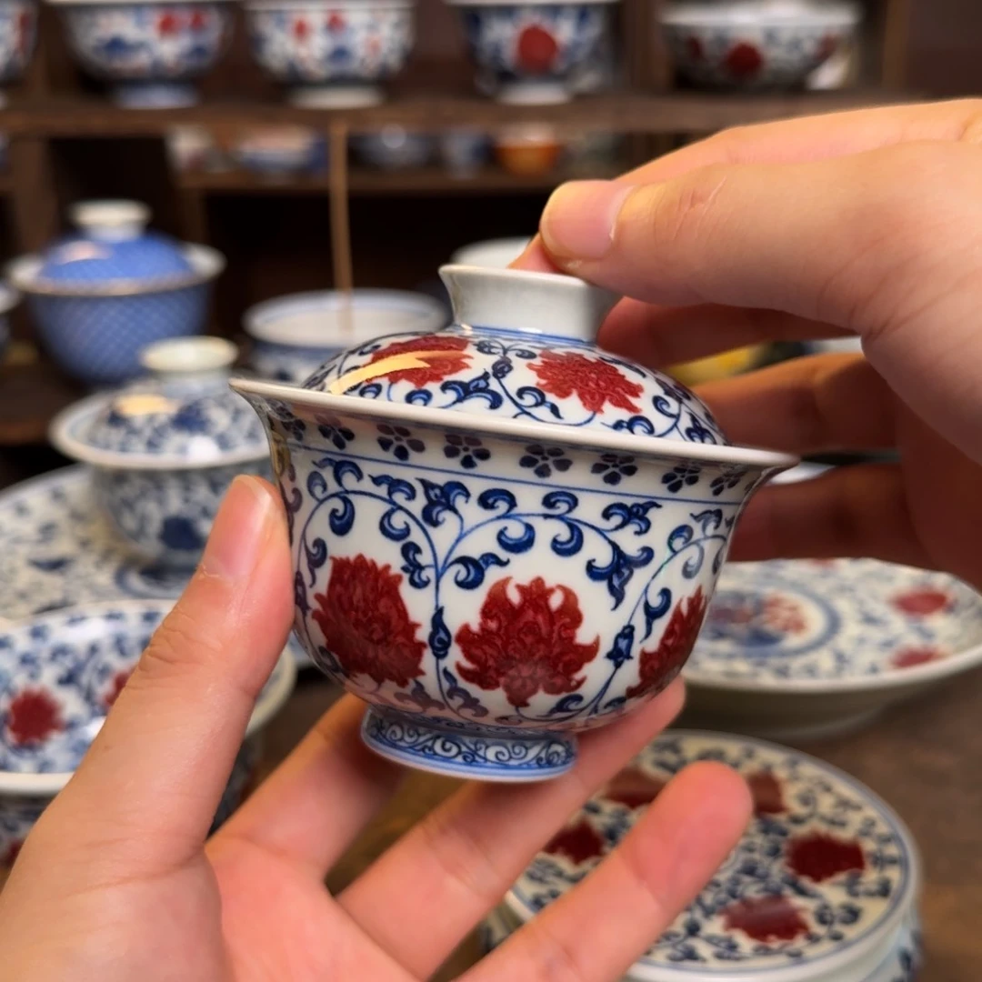 纯手工手绘陶瓷茶具