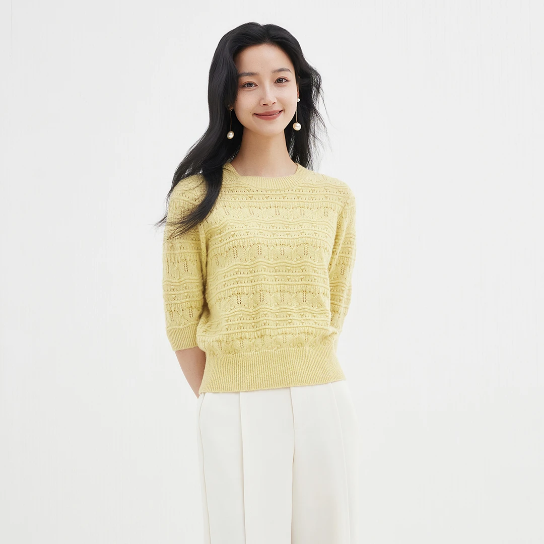 【柠檬专属】佳人苑毛针织衫女秋季新款JX435413