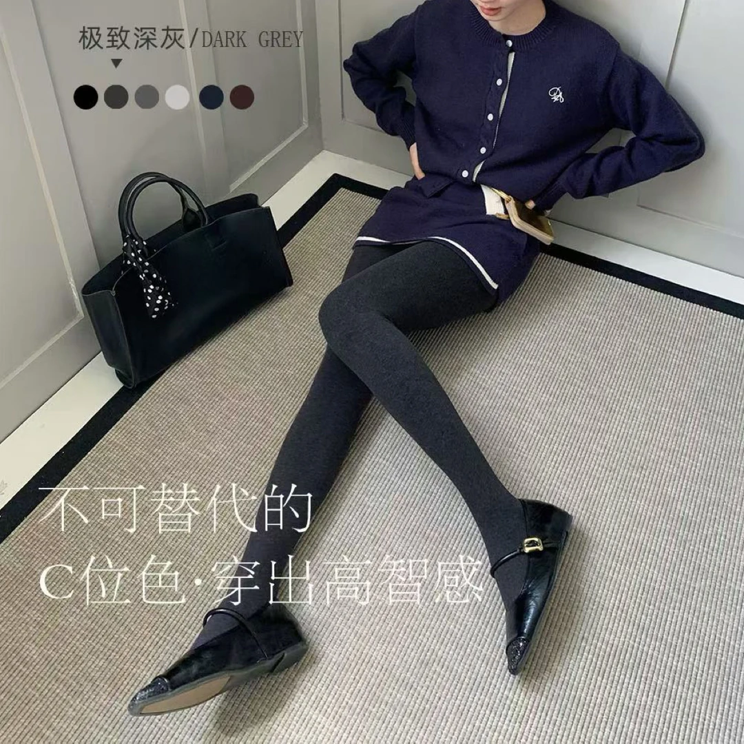 压力螺纹连脚袜分段压力上疏下收巨爆巨好穿