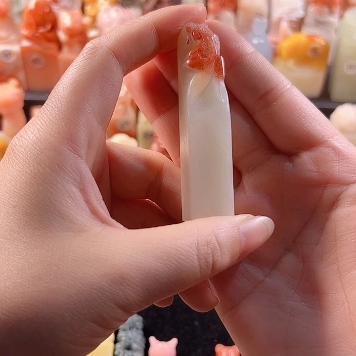 昌化石印石雪**吖1.5厘米，鱼，差价