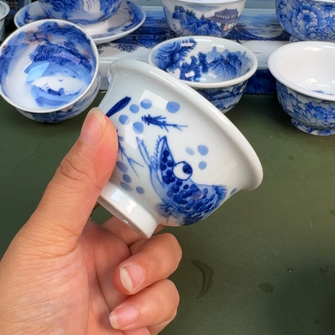 景德镇纯手绘茶具圆圆229