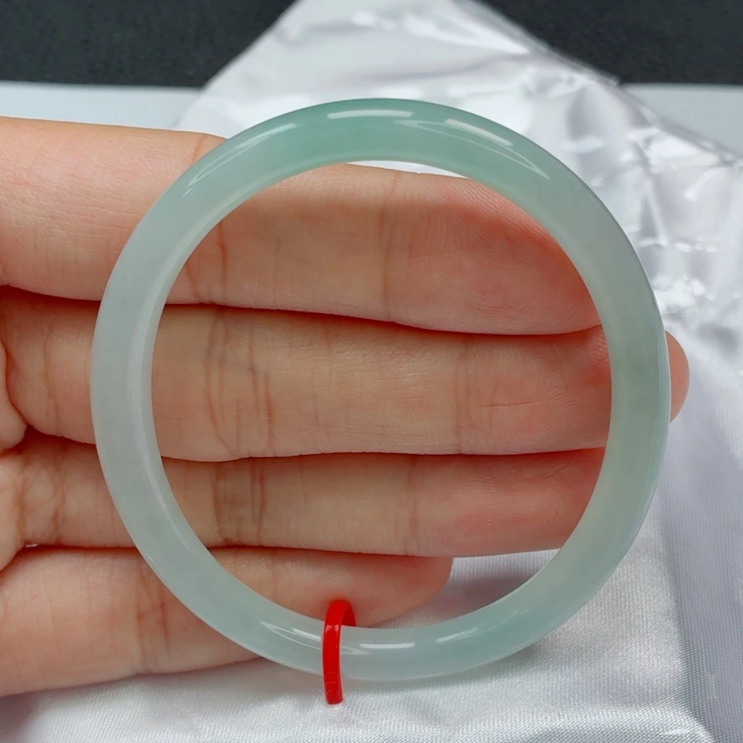 翡翠手镯未镶嵌54贵妃冰底莹光棒002强推