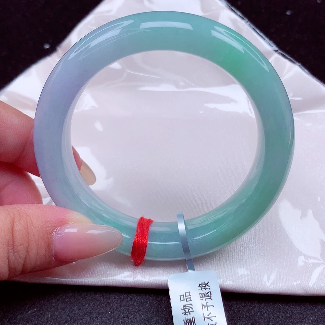翡翠未镶嵌手镯天然缅甸翡翠A货玉手镯