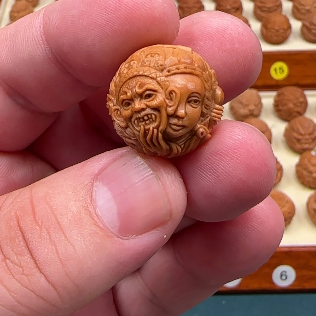 核桃吊坠20尺寸扎基拉姆单颗