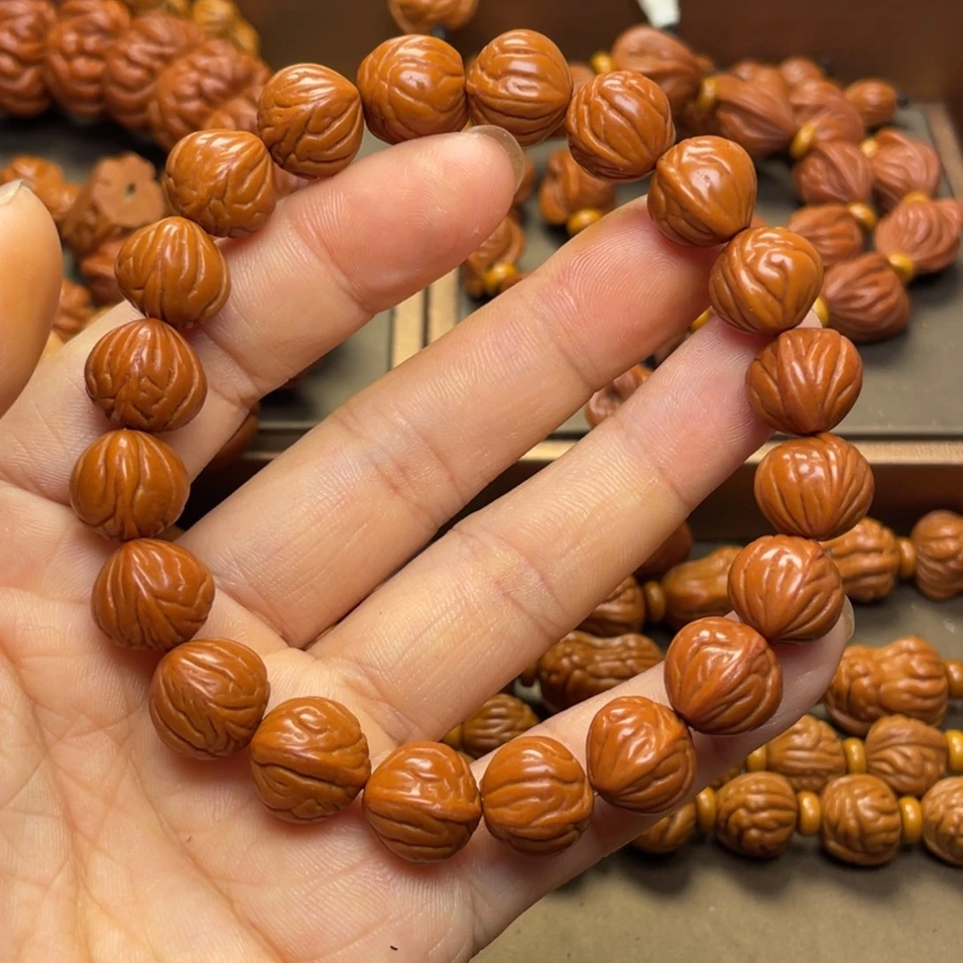 桃核手串龙纹桃核31