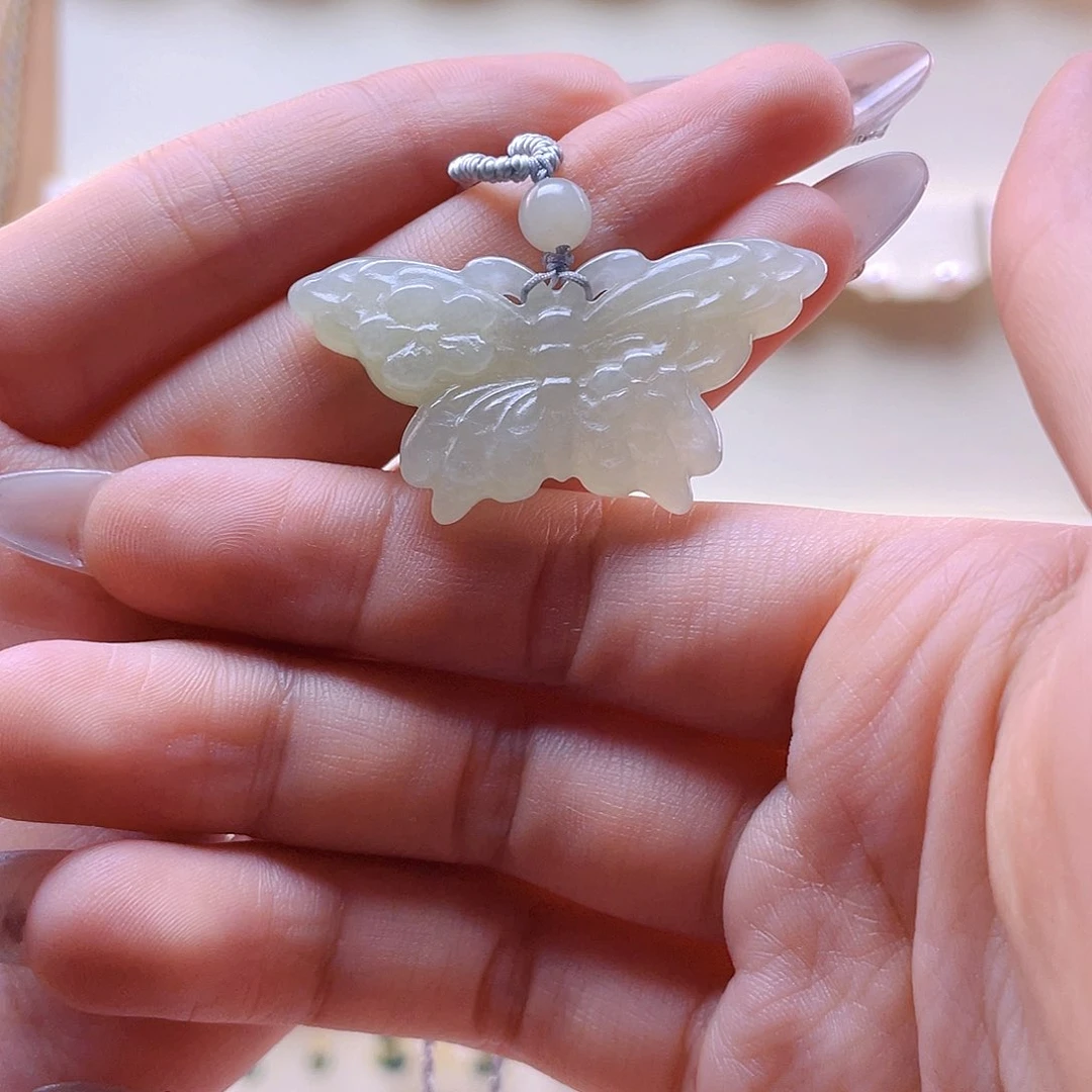 和田玉吊坠(赠链)未镶嵌惜*