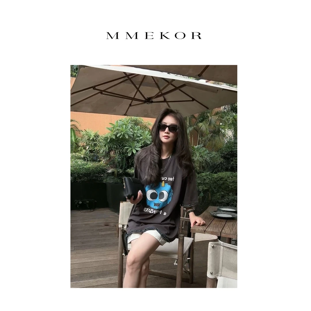 MMEKOR“小怪兽”T恤 2025新款活力常青藤百搭短袖 89981