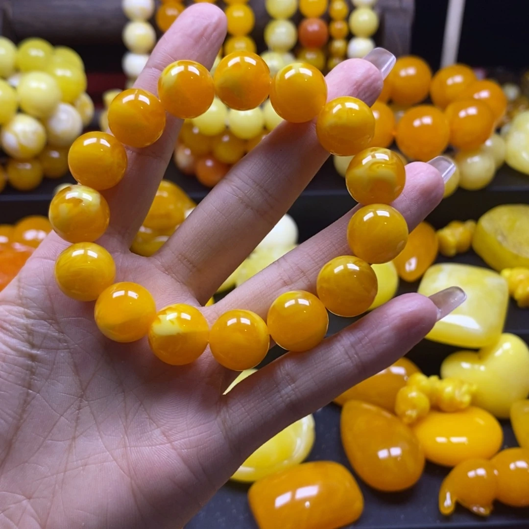 @****非金属树脂老蜡手串