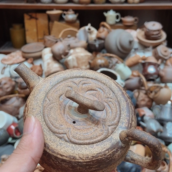 柴烧老岩泥高端茶器