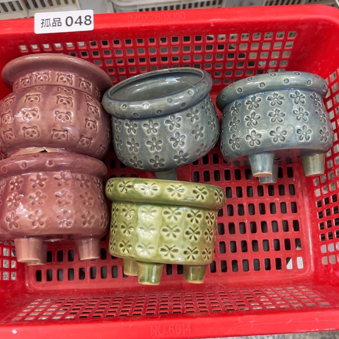 霞****粗陶多肉花盆花盆孤品48