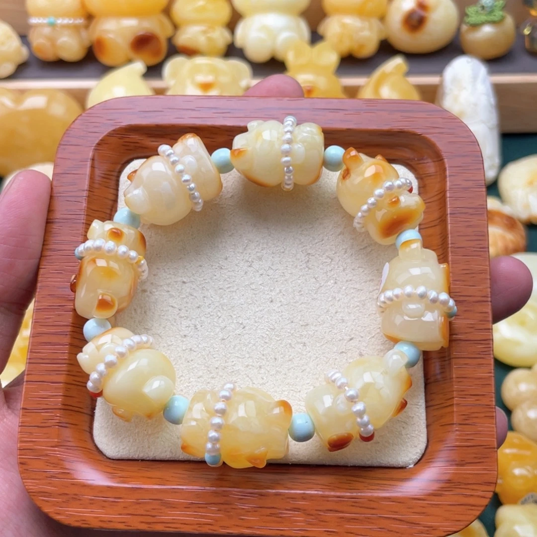 琥珀未镶嵌裸石蜜蜡