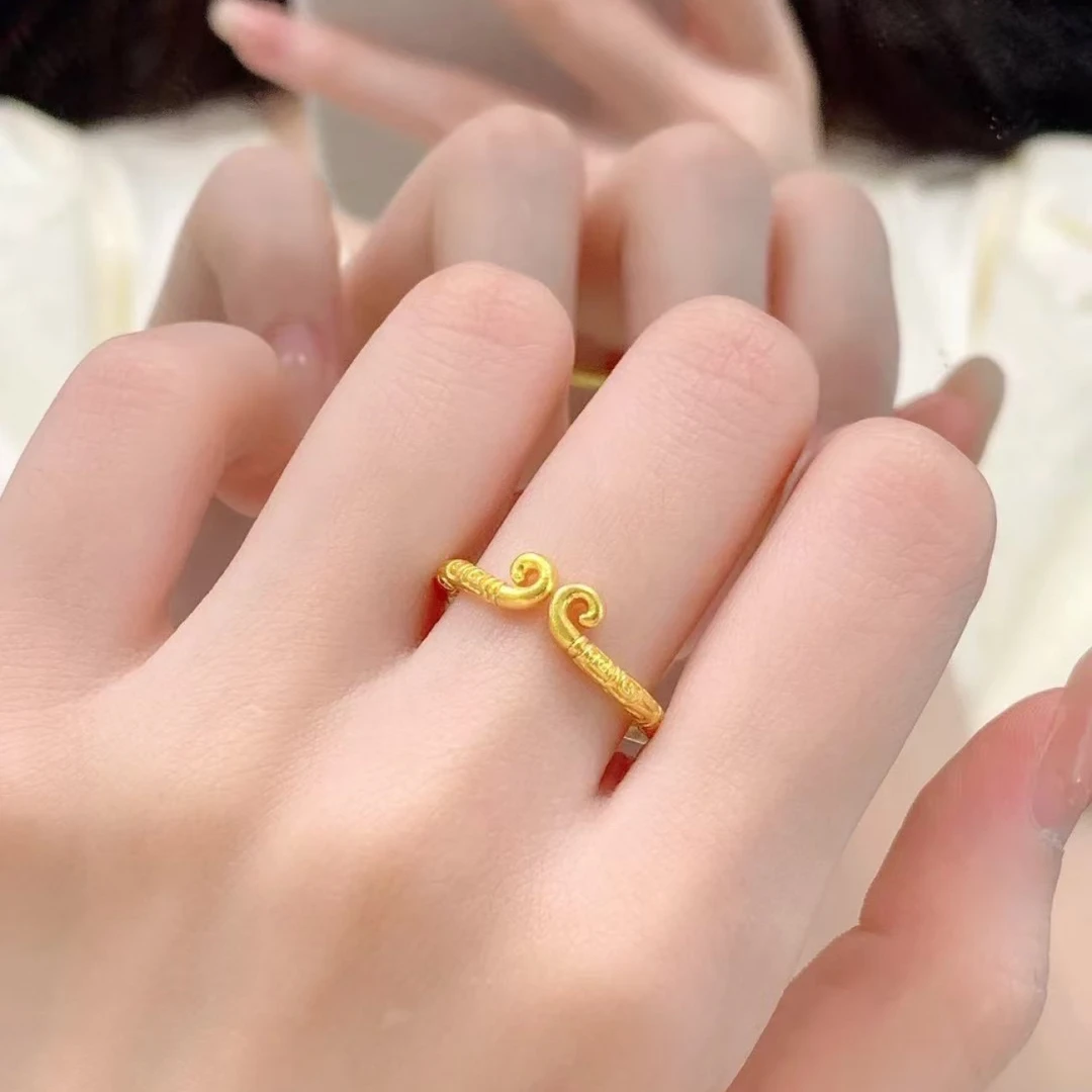 足银戒指 紧箍咒戒指  时尚