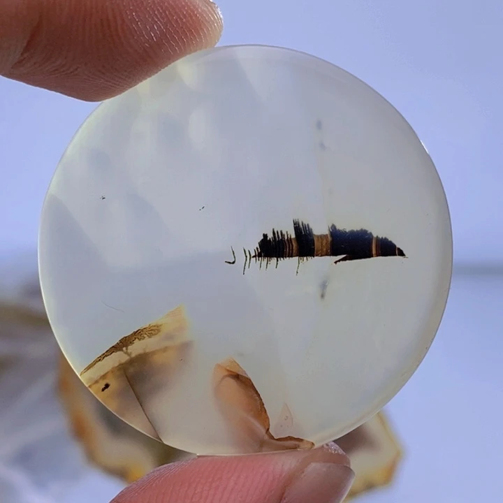 玛瑙/玉髓吊坠(不含链)未镶嵌小*儿