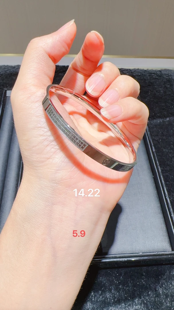 铂金pt950 铂金手镯 5.9