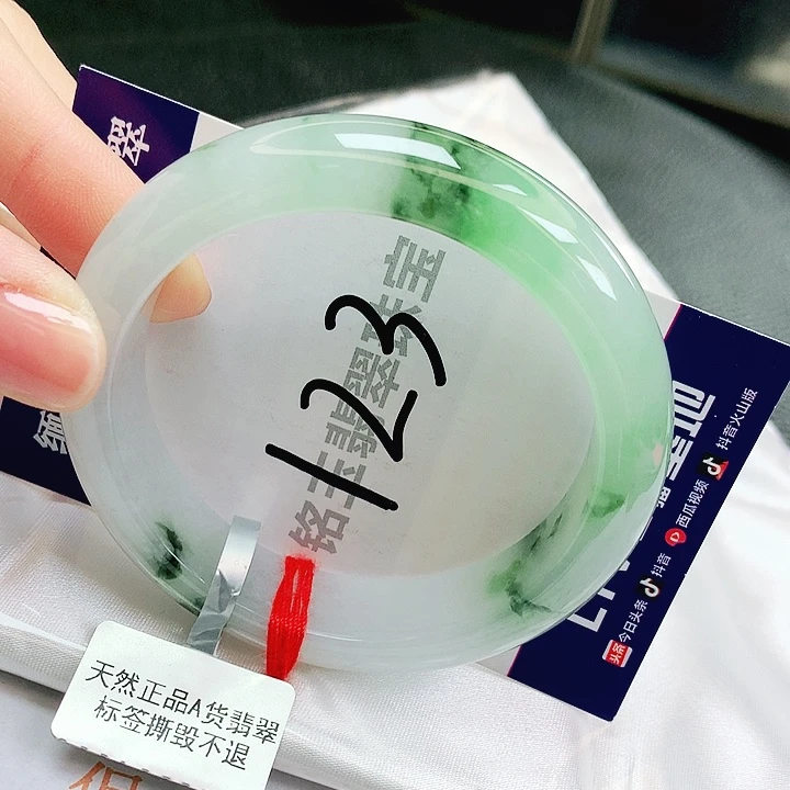 翡翠未镶嵌手镯缅甸天然a货翡翠手镯