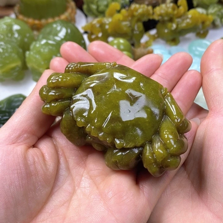 蛇纹石玉手把未镶嵌