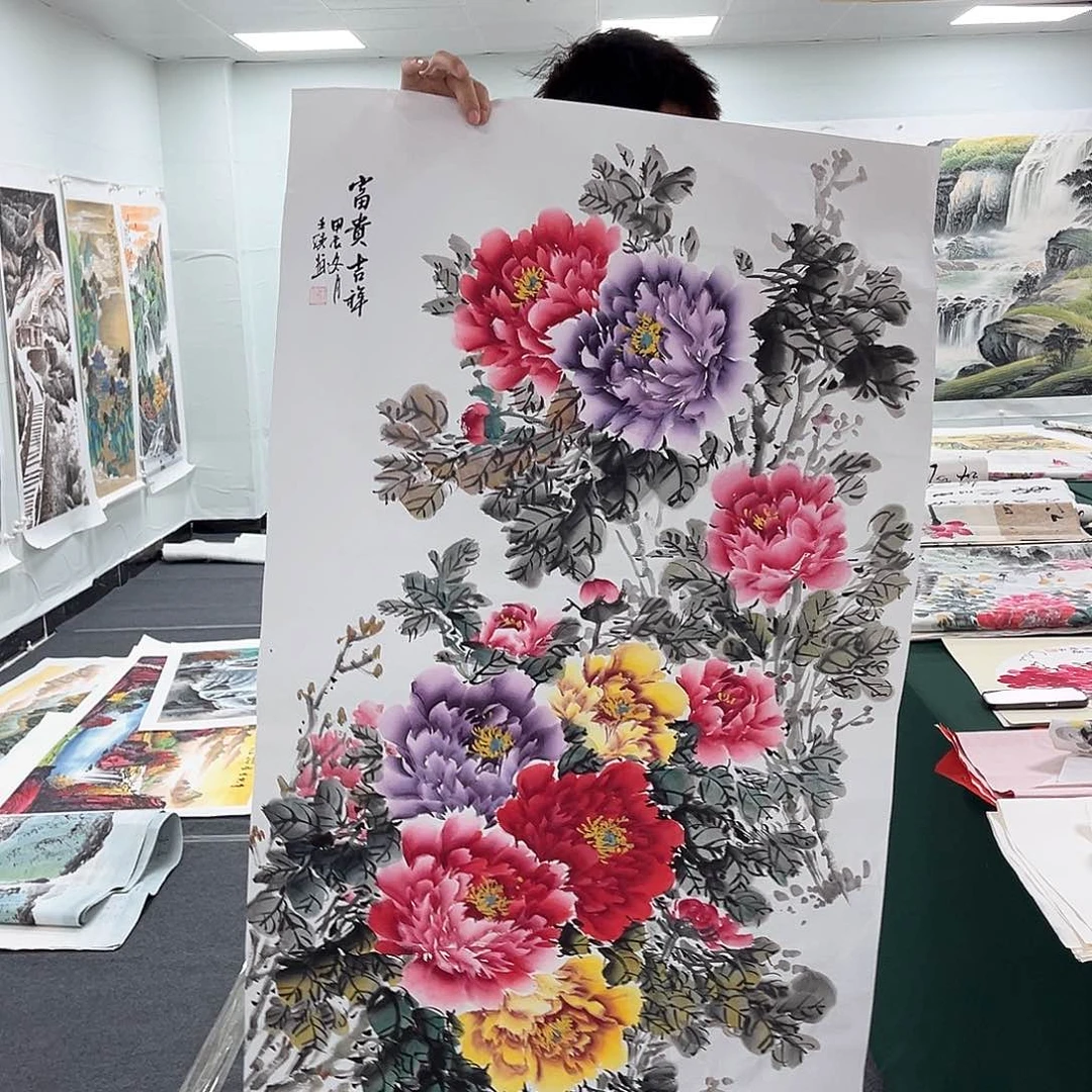 国画宣纸国画纯手绘作品
