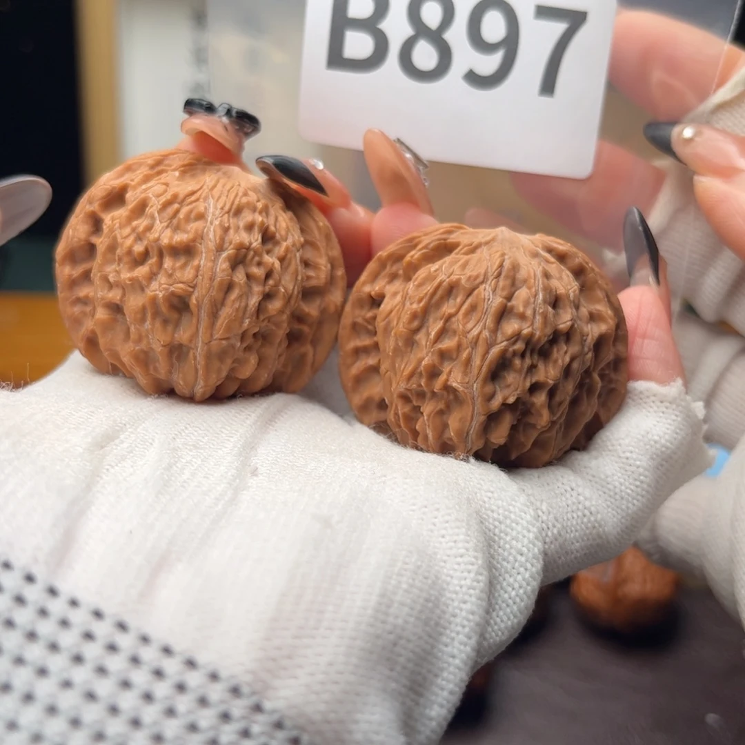 把件文玩核桃42磨盘b897