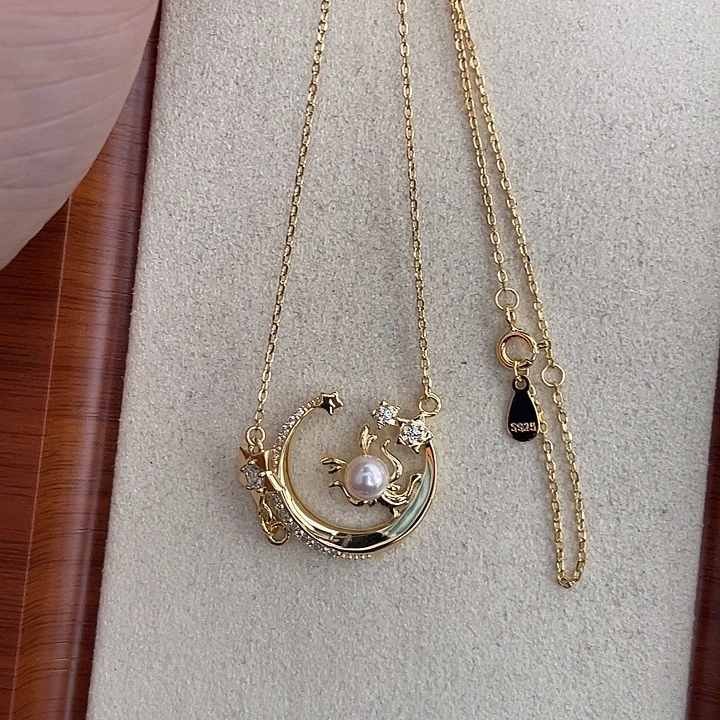 银S925镶嵌海水珍珠手绳