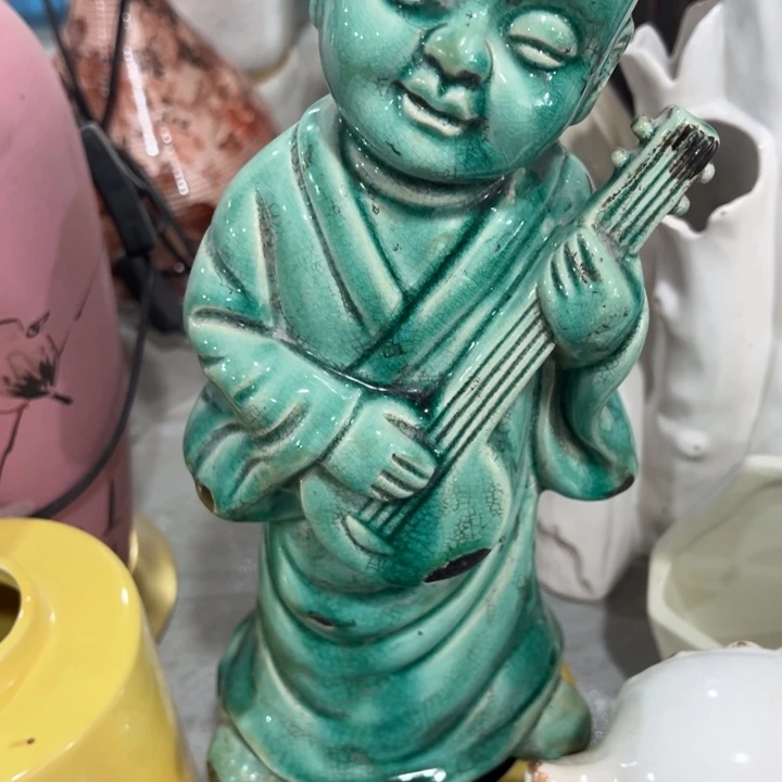 陶瓷花瓶摆件微瑕捡漏出
