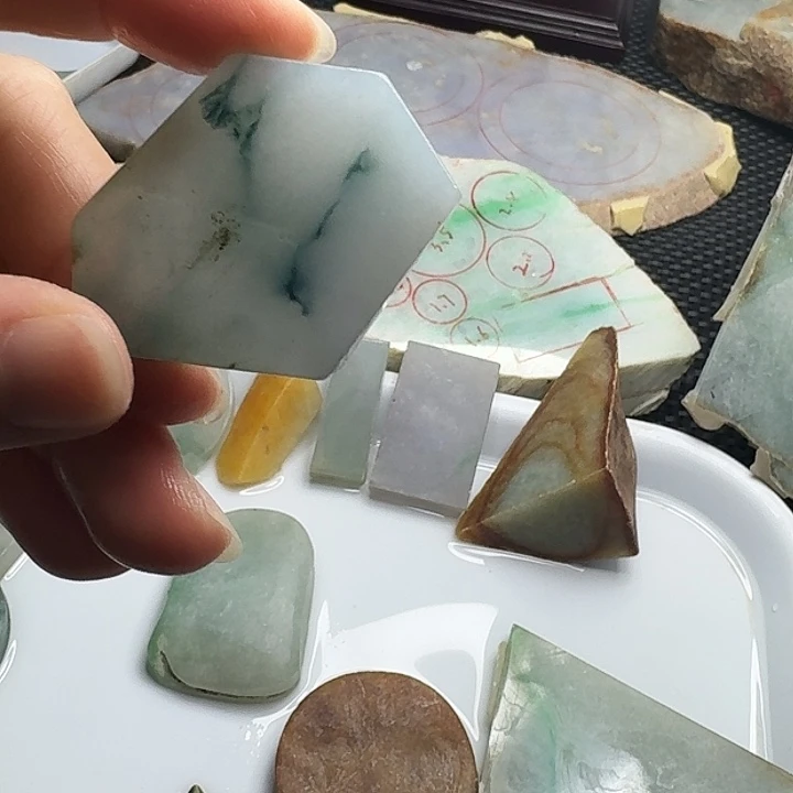 翡翠散珠缅甸翡翠22