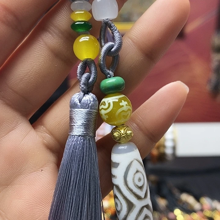 玛瑙/玉髓合金颈饰