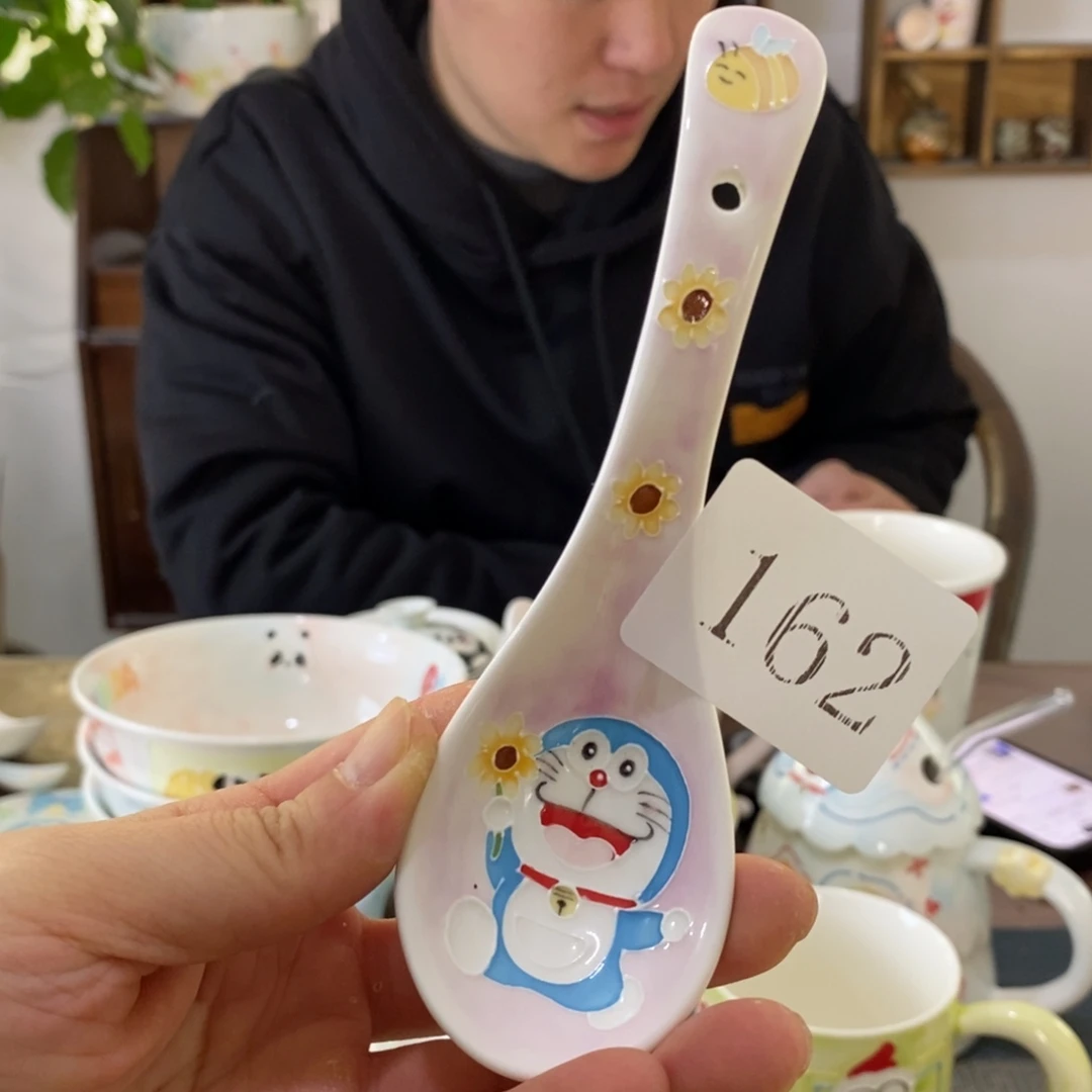 瓷片景德镇釉下彩手绘