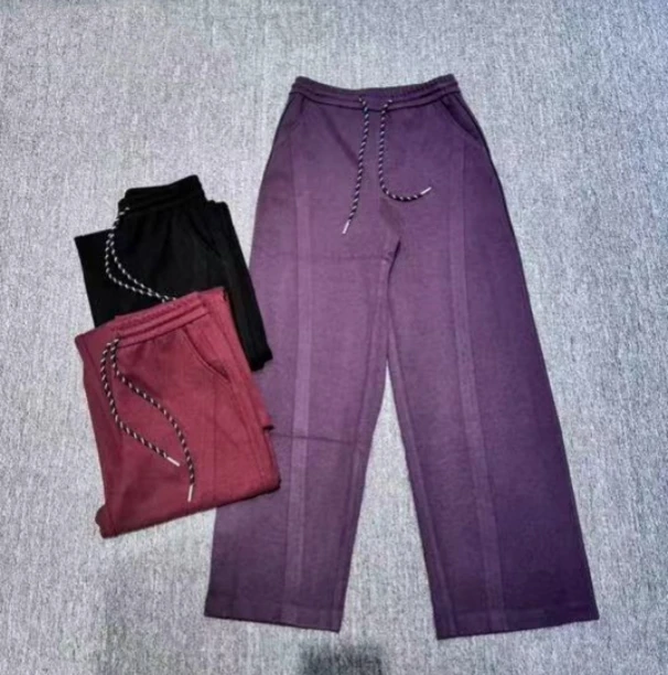 【南油玲姐】红色松紧腰休闲裤81855